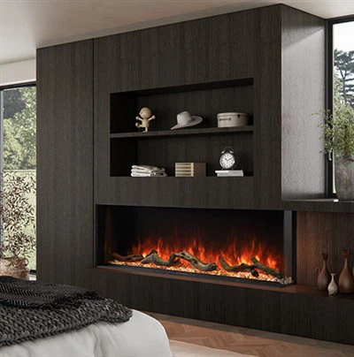 เตาผิงไฟฟ้าอัจฉริยะ Wi-Fi 3 ด้าน