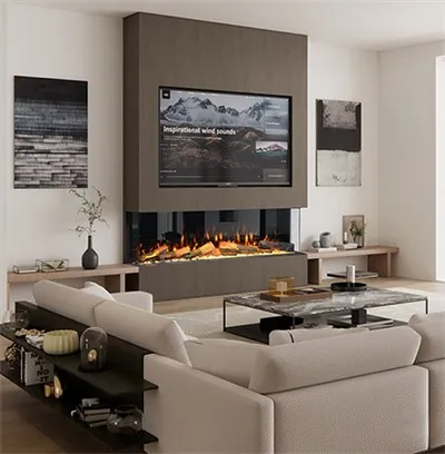 ข้อมูลจำเพาะหลักสำหรับเตาผิงไฟฟ้า 3 ด้าน